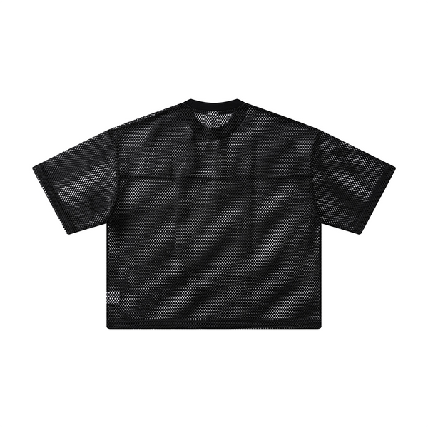 Oversized Mesh Short Sleeve Breathable Tee