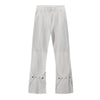 Snap Closure Flared Hem Utility Cargo Pants