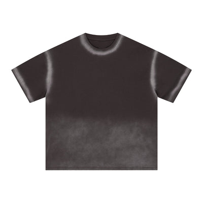 Bold Gradient Fade Oversized Design T-Shirt