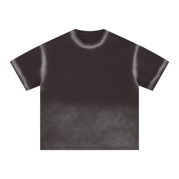 Bold Gradient Fade Oversized Design T-Shirt