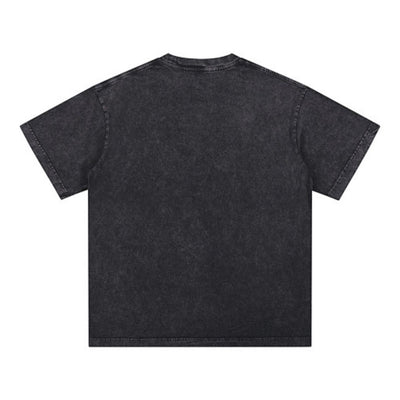 Washed Faded Baggy Cotton Tee 7.5oz