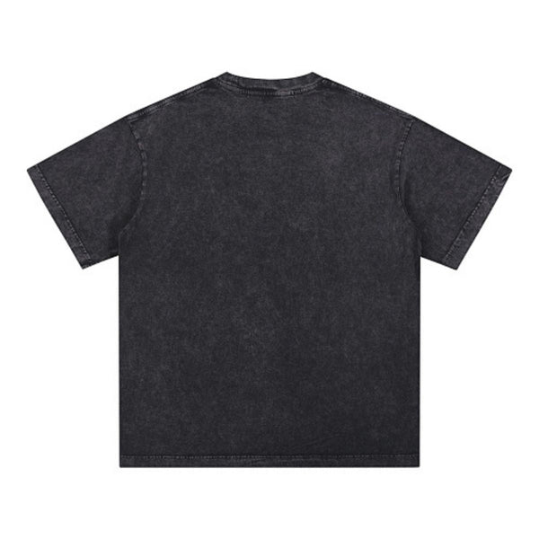 Washed Faded Baggy Cotton Tee 7.5oz