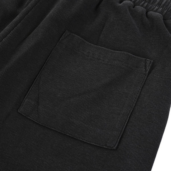340G Waffle Knit Relaxed Fit Shorts