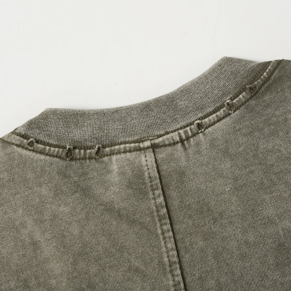 Streetwear Inspired Color Blocked Washed Casual Cotton Tee