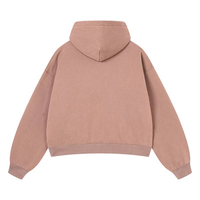 Vintage Acid Washed Thick Hooded Sweatshirt