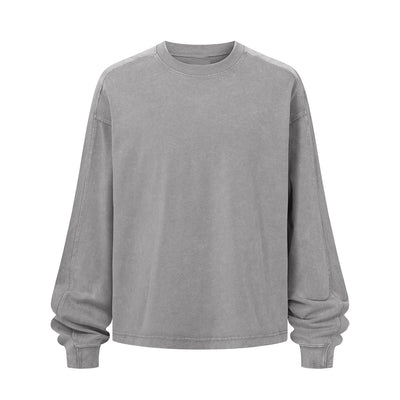 Washed Vintage Crewneck Long Sleeve
