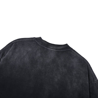 Loose Fit Gradient Cotton Sweatshirt 360gsm