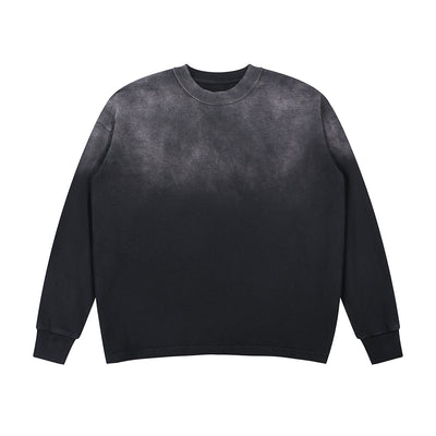 Loose Fit Gradient Cotton Sweatshirt 360gsm