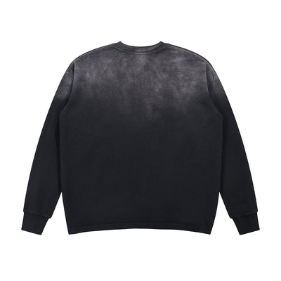 Loose Fit Gradient Cotton Sweatshirt 360gsm
