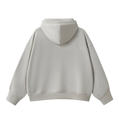 Heavyweight Half Zip-Up Oversized Hoodie