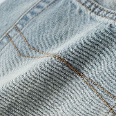 Flared Loose Fit Jeans High Street Washed Vintage