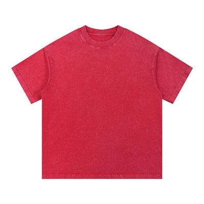 Washed Faded Baggy Cotton Tee 7.5oz