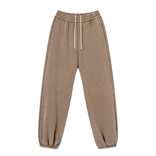 Oversized Snow Wash Fleece Joggers