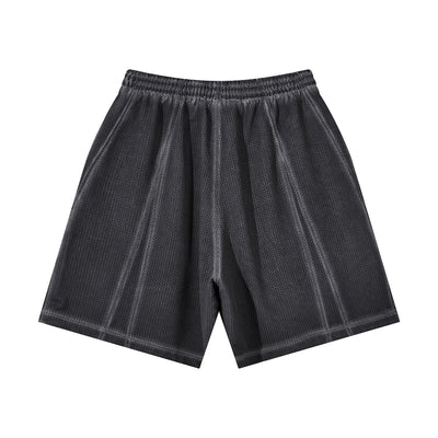 Breathable Mesh Athletic Elastic Waist Training Shorts