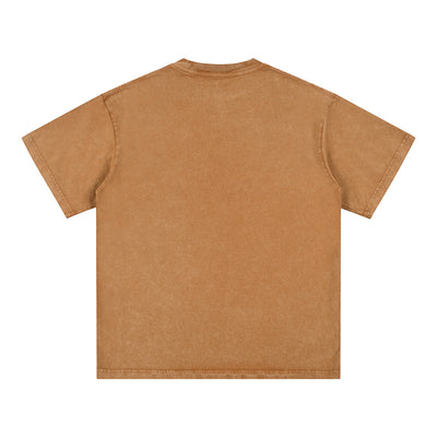 Washed Faded Baggy Cotton Tee 250gsm