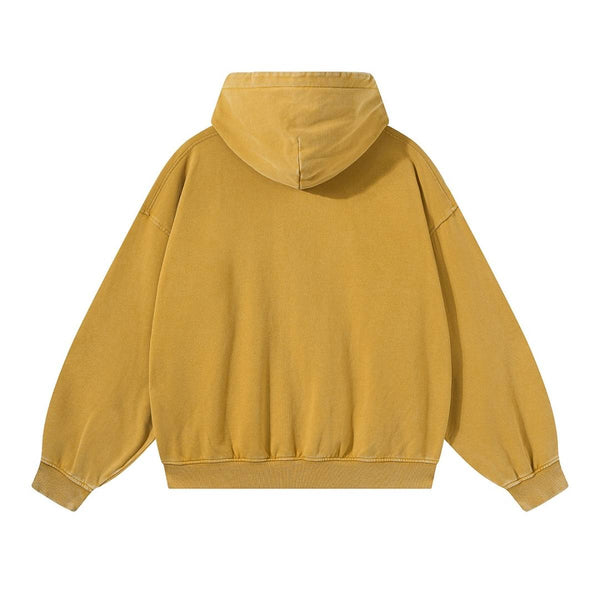 Vintage Washed Heavyweight Pullover Hoodie