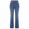 Vintage Washed High Waist Straight Leg Jeans