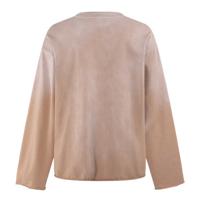 Destroyed Wash Long Sleeve Shirt