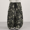 Star Print Oversized Cargo Pants