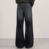 Dark Washed High Waist Boyfriend Loose Jeans