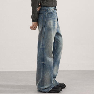 Vintage Wash 90s High Waist Loose Fit Jeans