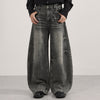Distressed Vintage Scimitar Jeans