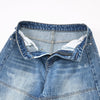Loose Pleated Wide Leg Scimitar Jeans