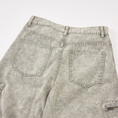 High Waist Utility Pocket Cargo Pants