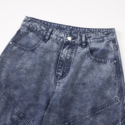 Distressed Wide Leg Cargo Pants