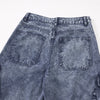 Distressed Wide Leg Cargo Pants