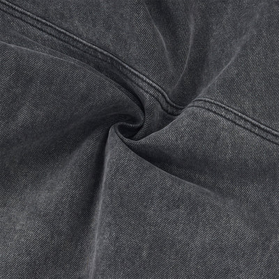 Cargo Wide Leg Distressed Wash Denim Jeans