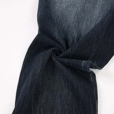 Dark Washed High Waist Boyfriend Loose Jeans