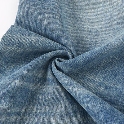 Curved Blade Wide Leg High Waist Vintage Jeans