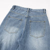Comfort Fit Light Blue Wide Leg Everyday Jeans