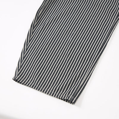 High Waisted Striped Wide Leg Casual Pants