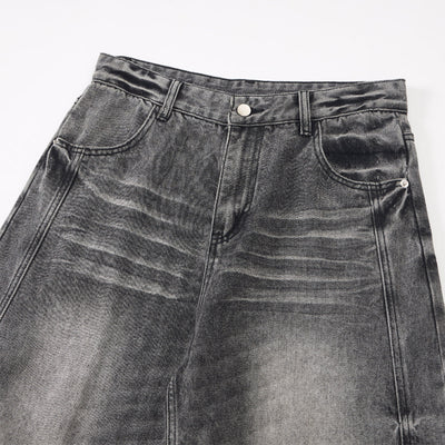 Distressed Vintage Scimitar Jeans