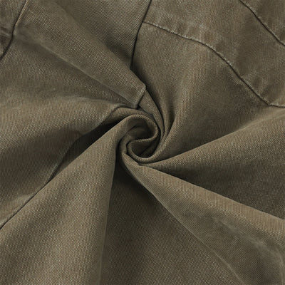 Curved Blade Wide Leg Patchwork Casual Pants