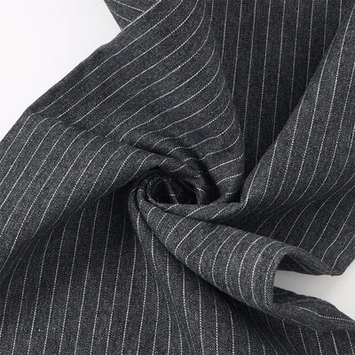 Tailored High Waist Wide Leg Striped Pants