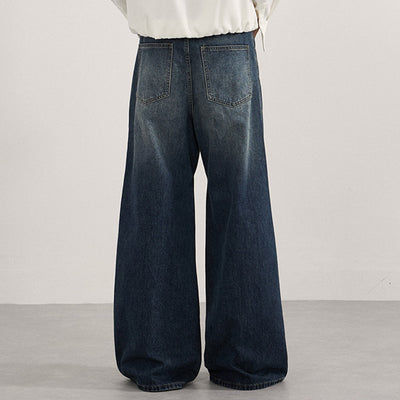 Light Wash High Waist Relaxed Wide Leg Jeans