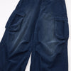 Vintage Wash Wide Leg Cargo Pants