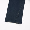 Embellished Dark Blue High Waist Wide Leg Jeans