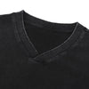 Men's Casual Washed V-Neck T-Shirt 8oz