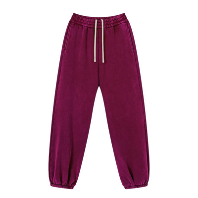 Oversized Snow Wash Fleece Joggers
