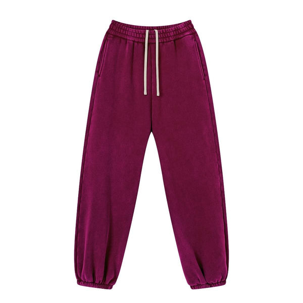 Oversized Snow Wash Fleece Joggers