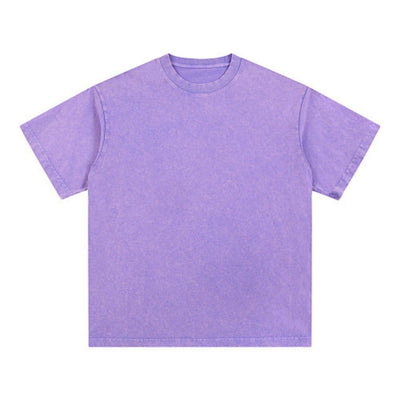 Washed Faded Baggy Cotton Tee 7.5oz