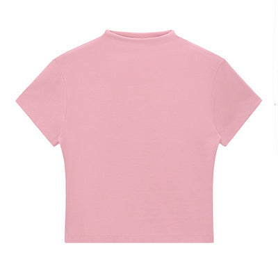 Minimal Textured Knit Fit T-Shirt