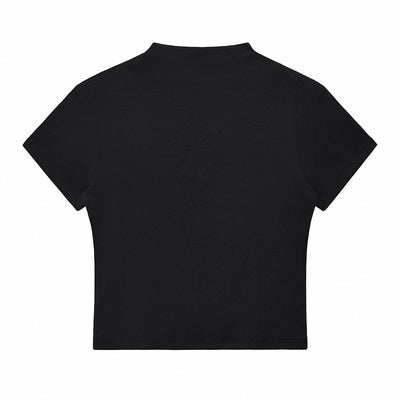 Minimal Textured Knit Fit T-Shirt