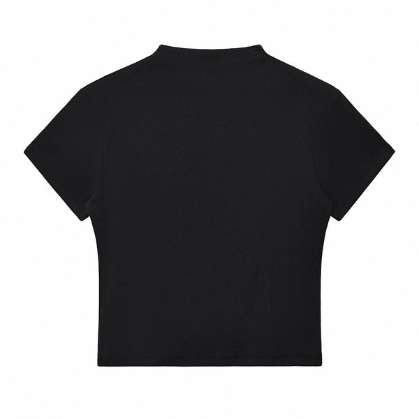 Minimal Textured Knit Fit T-Shirt