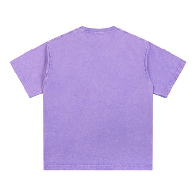 Washed Faded Baggy Cotton Tee 7.5oz