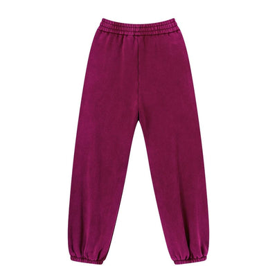 Oversized Snow Wash Fleece Joggers